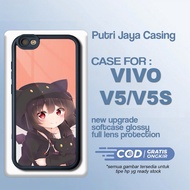 Latest Vivo V5 V5S Case Girl Anime Case V5 V5S Hardcase Softcase Glossy