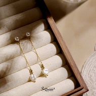 兩戴式巴洛克珍珠耳環 珍珠耳環 巴洛克珍珠