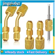 【J&U】R410A Adapter Kit R410A Swivel Adapters Brass for Mini Split System Air Conditioner HVAC