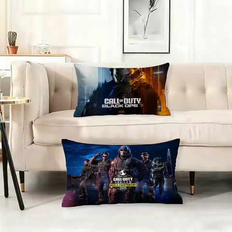 Game C-call Of D-duty B-Black O-Ops 7 Pillow Case Cover Suitable For Sofa Bedroom Car Cushion Rectan
