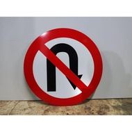 No-Swivel Sign Diameter 60Cm, Diameter 45Cm 3mm Acp Plate