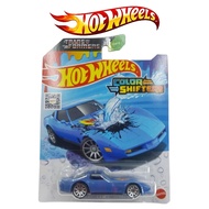 Hot Wheels Color Shifters Transformers 1980 Chevy Corvette biru