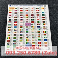 Flag Decal Flags Of Countries - Full Of 221 Flags Of Countries, Full Information. Convenient Back Pa