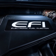 EFI Sticker for Taruna Car Filter Cover Size 18x6.5 Cm Premium Waterproof