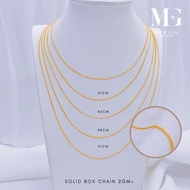 Merlin Goldsmith 22K 916 Gold Solid Box Chain (SBC 2GM+)