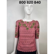 KATUN PINK BOUTIQUE COTTON BLOUSE TOP WITH ZIPPER HOLES IMPORTED MADE IN THAILAND BANGKOK PINK BOUTI