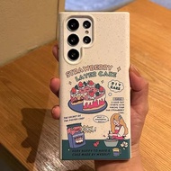 Biodegradable Casing For Samsung s22 s22plus ultra Case Girly S23 S23Plus s23fe s24 s24plus s24ultra