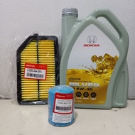 HONDA ENGINE OIL 5W30 SILVER 4L+CITY T9A GM6 / JAZZ GK / BRV 2014 - 2020 AIR FILTER 17220-55A-Z01+RA