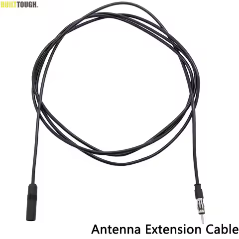 100CM/300CM FM Radio Antenna Extension Cable Cord Portable Universal Accessory Black Car Antenna Ext