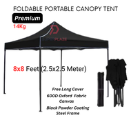 Black 8x8 Feet Premium Quality Foldable Canopy Tent Gazebo Folding Portable Tent