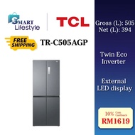 【FREE SHIPPING】TCL 505L Twin Eco Inverter 4 Door Refrigerator TR-C505AGP