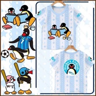 YB3 PINGU 2026 football FIFA T-shirt 110cm-160cm kids adults anime short sleeve top BY3