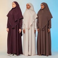 Lozy Hijab - Humaya Abaya Set (Umrah Hajj Abaya Set with Hijab)