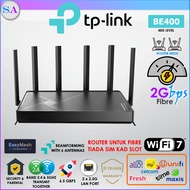 TP-Link Archer BE400 BE6500 WiFi 7 Wireless Dual Band EasyMesh Gigabit Router
