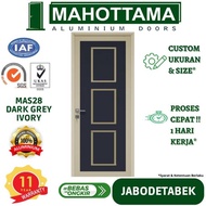Mahottama - Pintu Rumah Kamar Tidur Kamar Mandi Aluminium 90 X 215Cm
