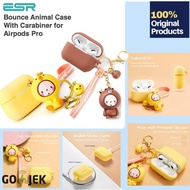Original ESR Bounce Animal Case Apple Airpods Pro + KeyChain