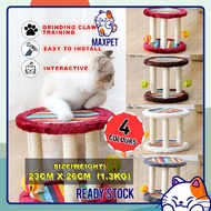 [MaxPet] Cat Scratching Board Post Cat Tree Climbing Frame Double Layer With Ball