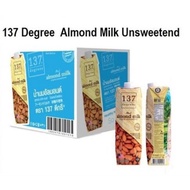 137 Degrees® Almond Milk Unsweetened,  12x1L