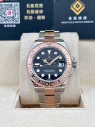 二手 USED ROLEX 勞力士 Yacht-Master 268621 黑色 亂碼 未打磨 淨錶 WATCH ONLY