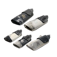 motorcycle exhaust system Carbon Fibre dirt bike exhaust muffler For Nmax 125 MSX 125 GY6 Exhaust AT