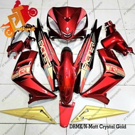Yamaha LC 135 V1 Coverset LC135 Cover Set DRMK RED Black Exciter R 78 Red Gold Matt Gold
