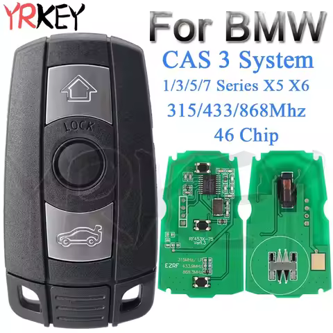 Car Remote Key for Bmw CAS 3 System Z4 1/3/5/7 Series X5 X6 E60 E61 E70 E71 E87 E90 315LP 315MHz 433