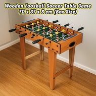 Wooden Foosball Soccer Table Game – 70 x 37 x 8 cm (Box Size)