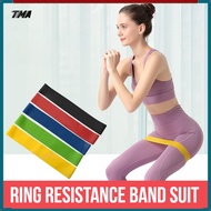 TMA Resistance Band Set For Women 10/15/20/25/30lbs TPE Durable Non Slip Waterproof Elastic Band For