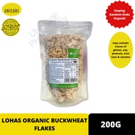 LOHAS ORGANIC BUCKWHEAT FLAKES 200G
