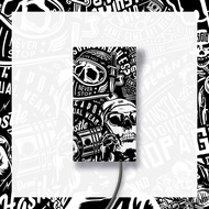 Motorcycle OBU Sticker Waterproof – SGIB Stickerbomb Design IU / ERP Decal Wrap Easy Install