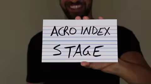 Acro Index Dry Erase by Blake Vogt - Magic tricks (Instant Download)