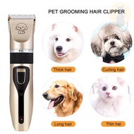 Pet Grooming Shaver Clipper Dog Cat Hair Trimmer Pet Shaver Hair Clipper Set Rechargeable Pet Trimme