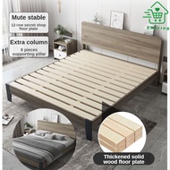 【Bearing 800KG】Bed frame queen&amp;king size Pull out bed frame 1.8m storage bed frame  single plate bed for bedroom
