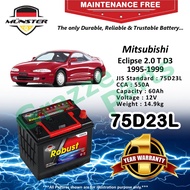 Münster Robust MF CMF 75D23 | 75D23L (60AH) Car Battery Bateri Kereta for Mitsubishi Eclipse 2.0 T D