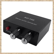 (KYSB) 1 PCS 1 Input 2 Output Audio Mixer Multi-Channel Splitter for Power Amplifier Active Audio