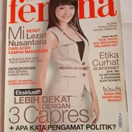 Majalah Femina Juli 2009 cover model Alena