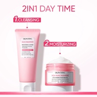 SKINTIFIC - 3IN1 ALL DAY GLOWING SET | Niacinamide Brightening Daily Mask / Cleanser / Moiturizer /