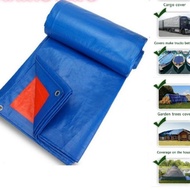 [Ready Made] 20x20 Waterproof Tarpaulin Blue Orange Sheet Canvas / Canvas Khemah / canvas lorry