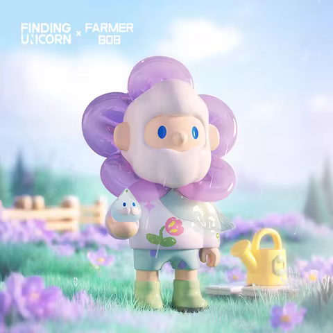 Finding Unicorn Farmer Bob Surprise Blind Box Memory Theater Series 12 Collectible Art Figurine Home