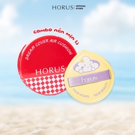 Combo Phấn nước Horus Dream Cover Air Cushion 12.5g và Bông mút trang điểm Horus Pang Pang Big Puff
