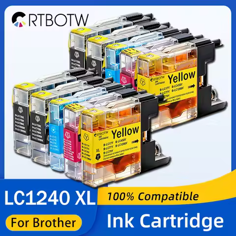 LC1240 1280 Ink Cartridge For Brother LC1220 Compatible MFC-J280W J430W J435W J5910DW J625DW J6510DW