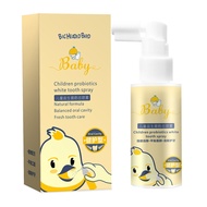 Childrens Oral Anti-Cavity Probiotic Cleaning Spray white tooth spray Healthy Moth-Proof Baby Teeth 