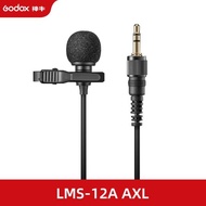 Godox LMS-12A AX AXL Microphone Photography Omnidirectional Lavalier Microphone Compantible with Wir