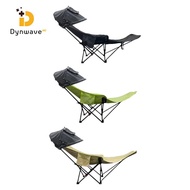 Dynwave Reclining Camping Chair Portable Reclining Beach Chair for Outdoor Yard Lawn