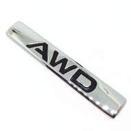 3D Metal AWD Logo Emblem Badge Car stickers Auto Accessories automovil for All Cars