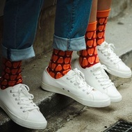 【錦源興】烏魚子無痕中長襪 l 襪子 台灣製 運動 健身 印花