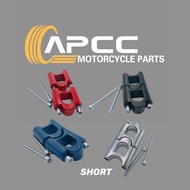 MOTORCYCLE Handle Bar Riser SHORT Universal Handle Bar Motorcycle