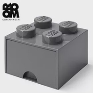 Room Copenhagen 樂高 LEGO® 四凸抽屜收納箱 深灰色