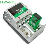 PEWANY1 Rechargeable Battery Hot AC Wall Batteries AA AAA 9V Ni-Mh Ni-Cd