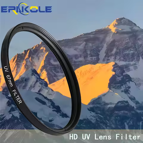 ERIKOLE Universal HD UV Lens Filter - 37 40.5 43 46 49 52 55 58 62 67 72 77 82 mm for DSLR SLR Camer
